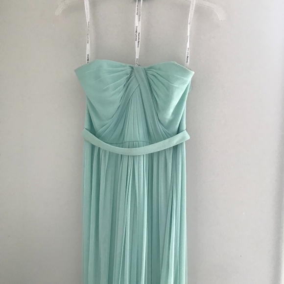 Mint David's Bridal Style Your Way Mesh Dress - Picture 7 of 14